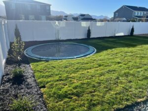 landscaping in park city - oxen lawn landscaping trampoline