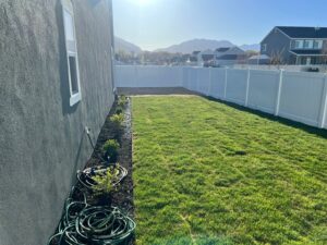 landscaping in park city - oxen lawn side