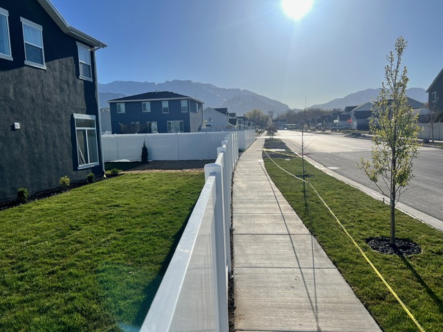 landscaping in park city - oxen lawn - sidewalk