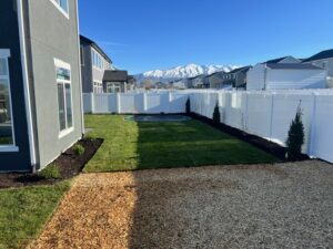 landscaping in park city - oxen lawn - backyard